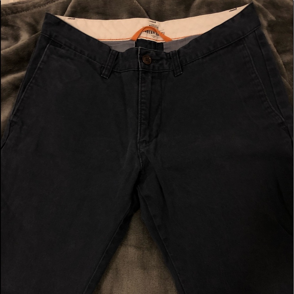 Navy blue chino pants